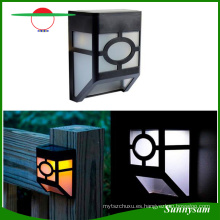 Luz de pared solar IP44 Lámparas de pared solares a prueba de agua Luz solar inalámbrica alimentada al aire libre para patio de jardín Entrada porche Gazebo Pathway Hallway Lighting